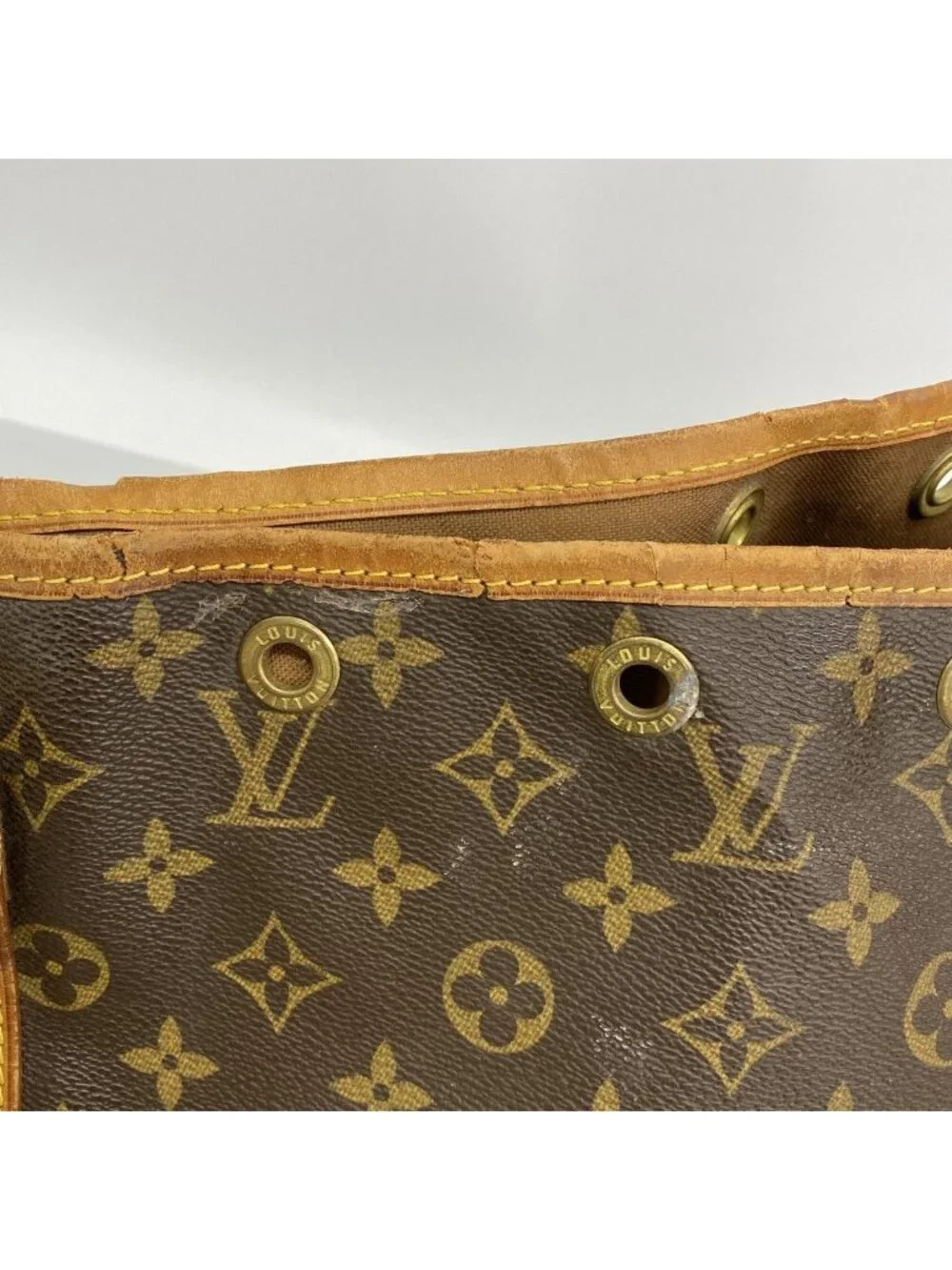 Louis Vuitton Shoulder Bag Monogram Petit Noe Brown